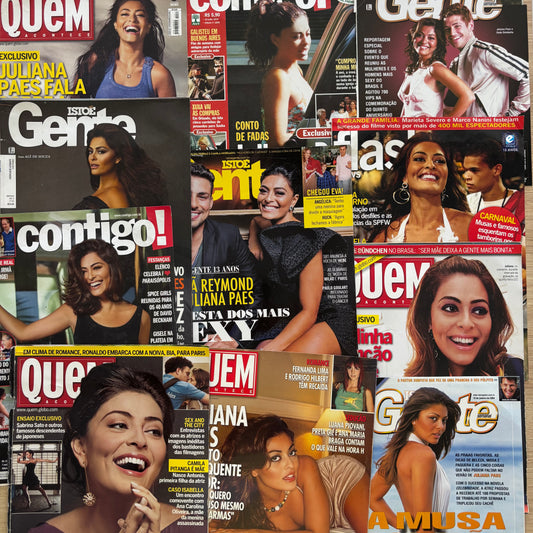 Juliana Paes - Combo revista Capa+reportagem