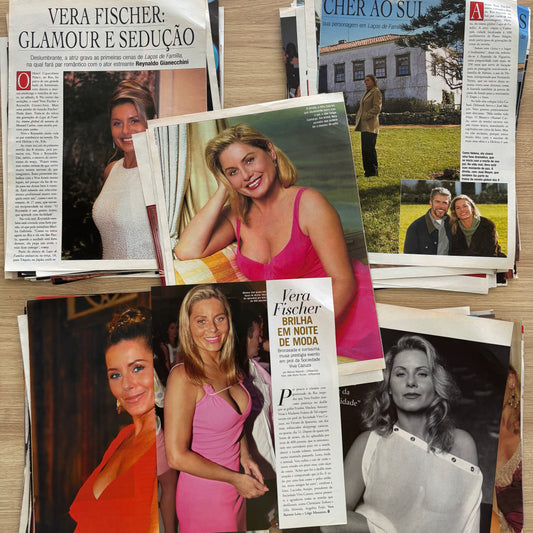 Vera Fischer - Lote Material Avulso