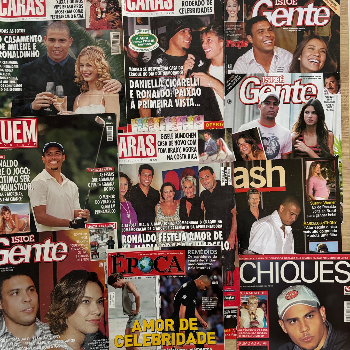 Ronaldo Fenômeno - Lote Capa+reportagem