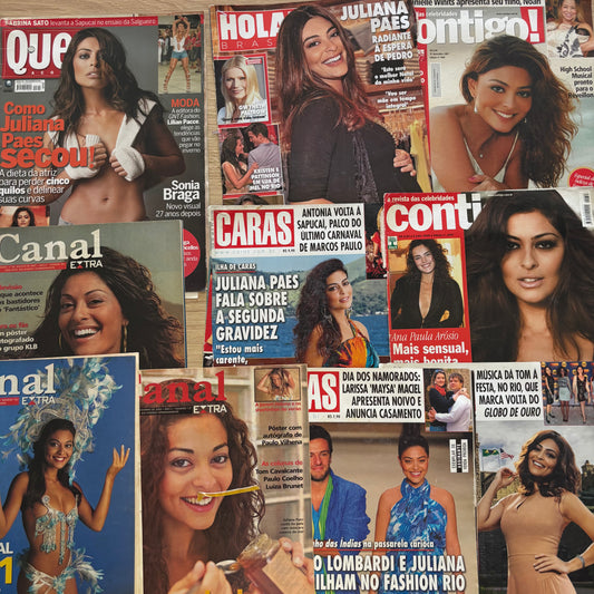 Juliana Paes - Combo 2 Revista Capa+Reportagem