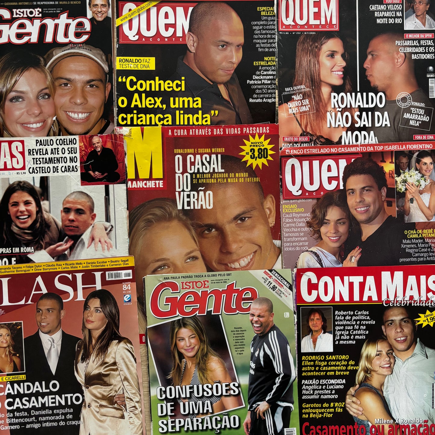 Ronaldo Fenômeno - Lote Capa+reportagem