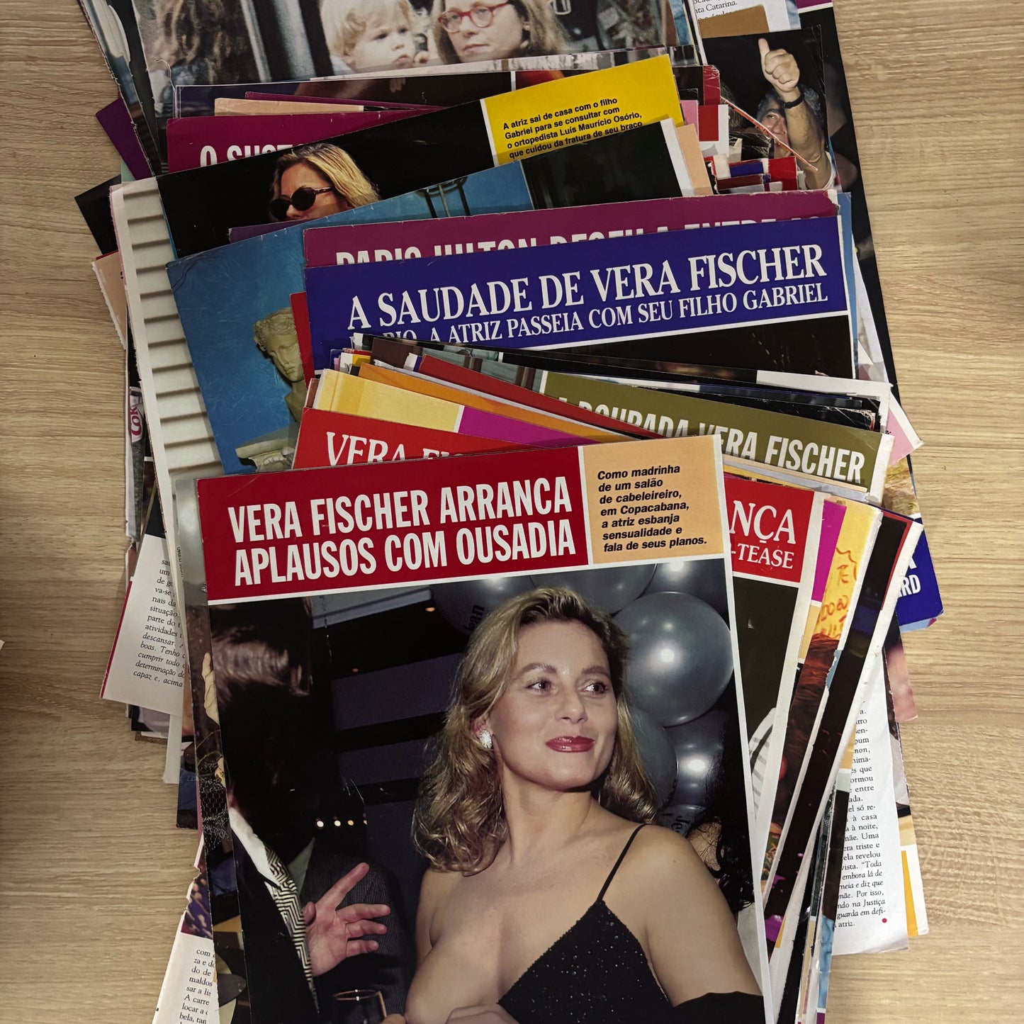 Vera Fischer - Material avulso revista Caras anos 90/00