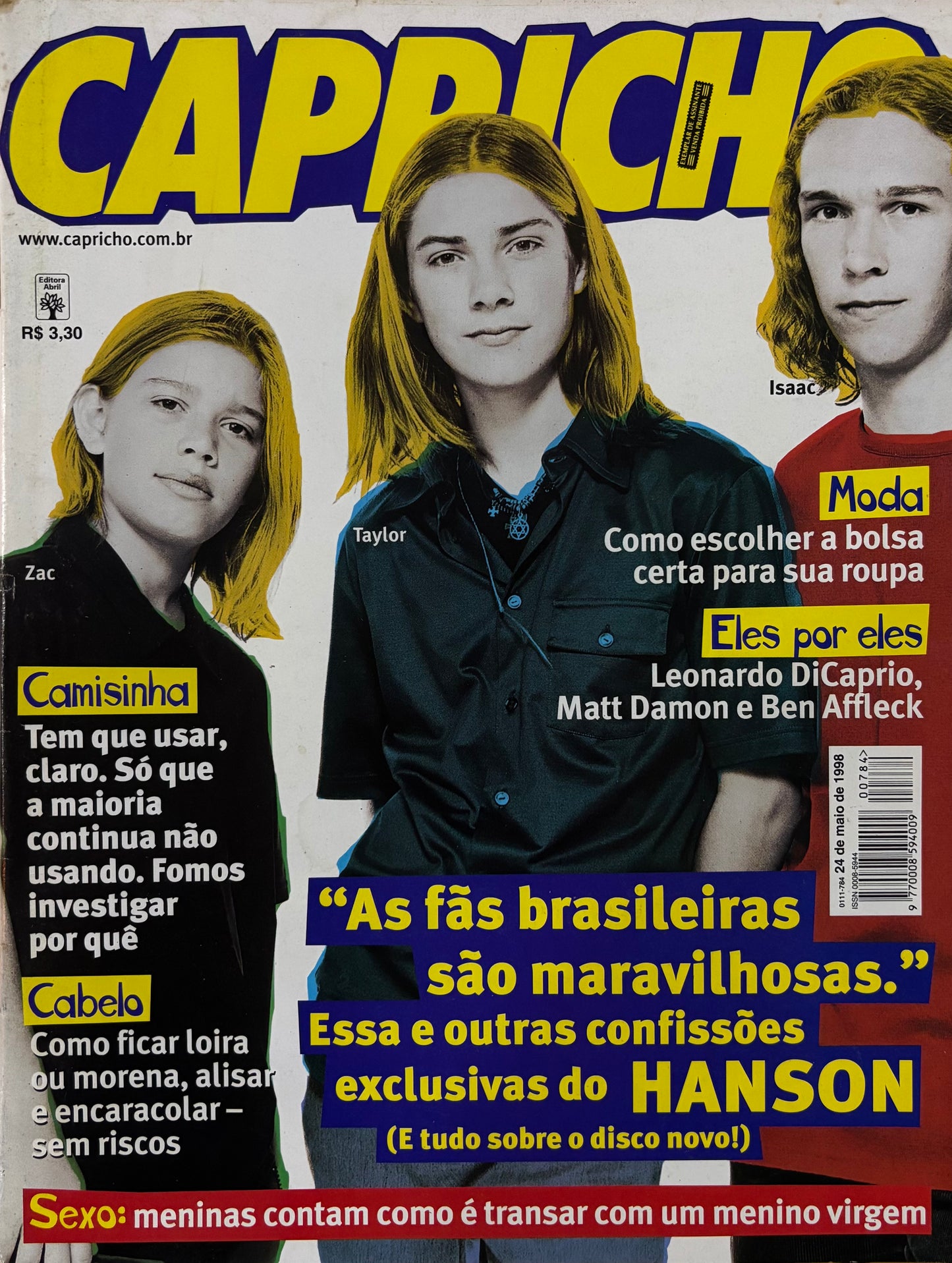 Revista Capricho 784 (1998)