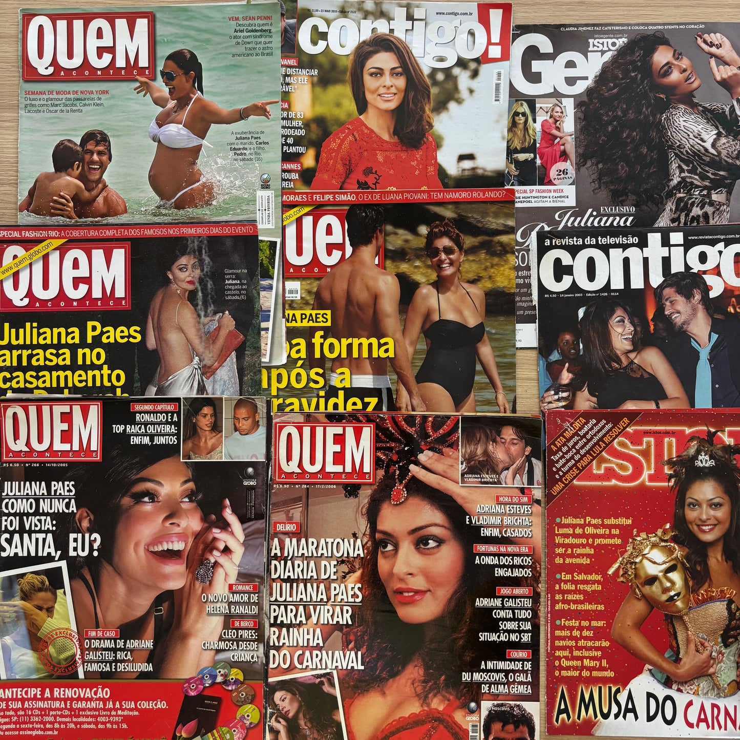 Juliana Paes - Combo revista Capa+reportagem