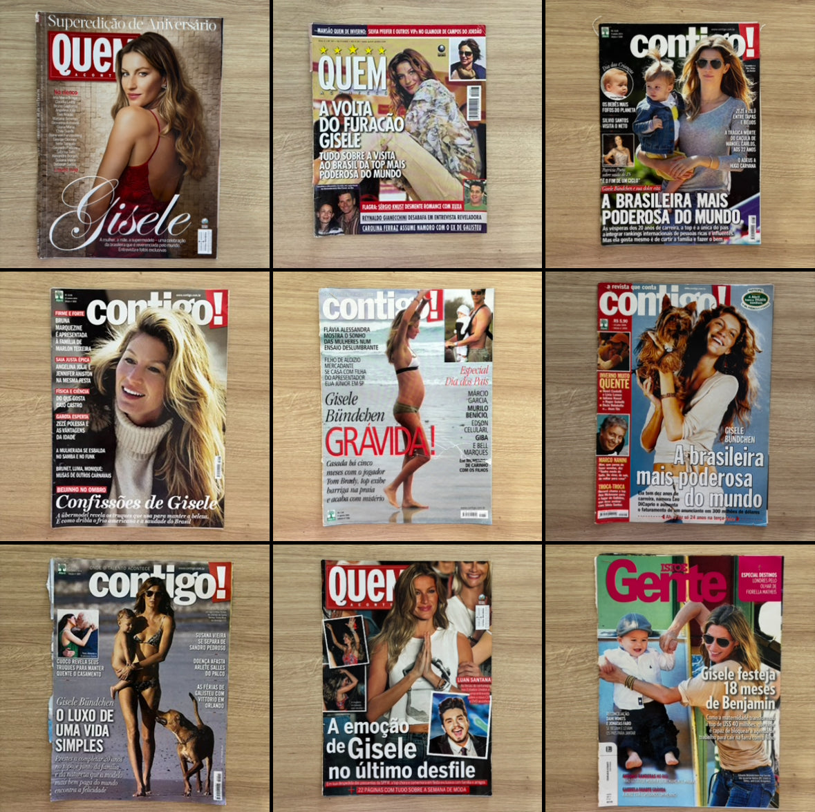 Kit Revista Gisele Bundchen capa+reportagem