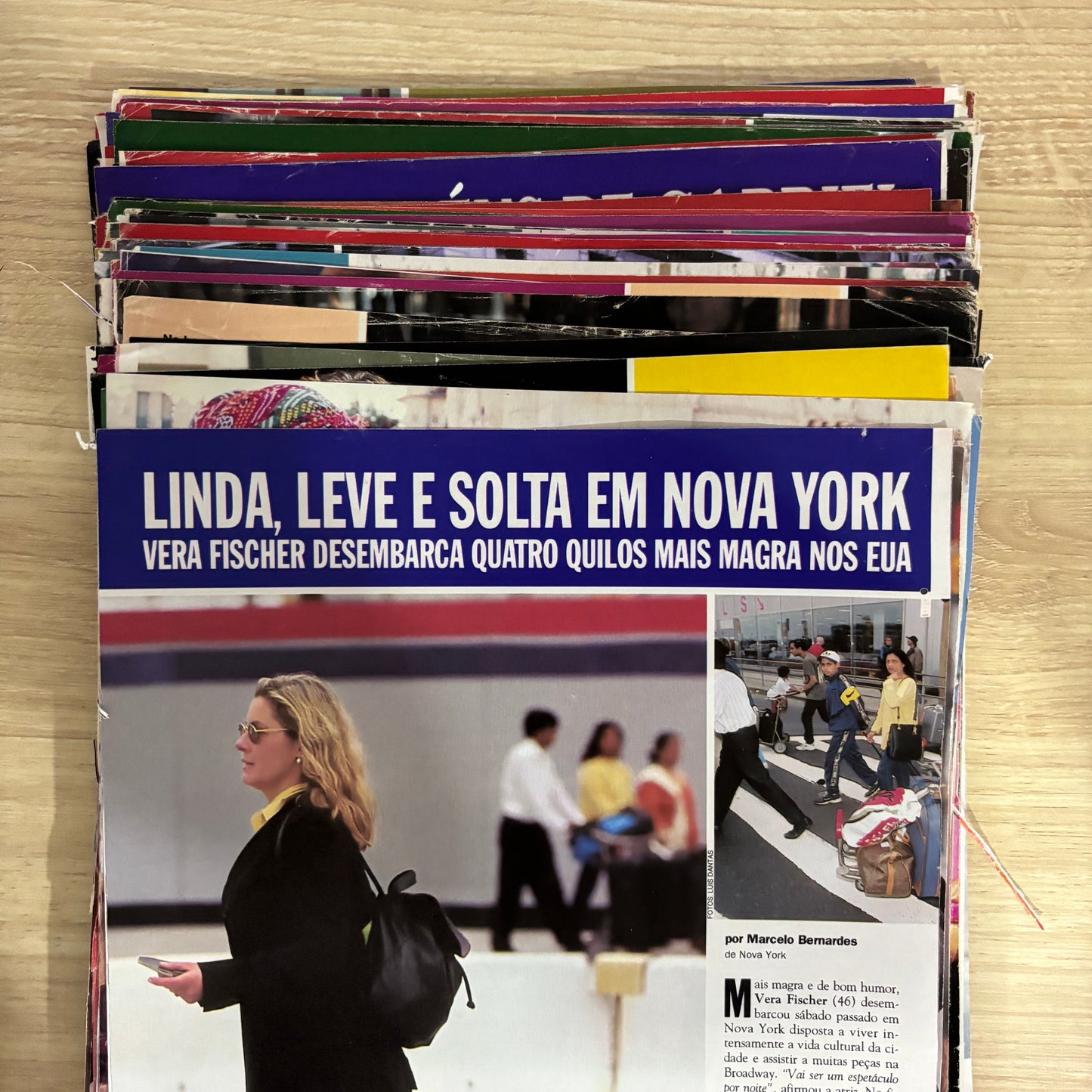 Vera Fischer - Material avulso revista Caras anos 90/00