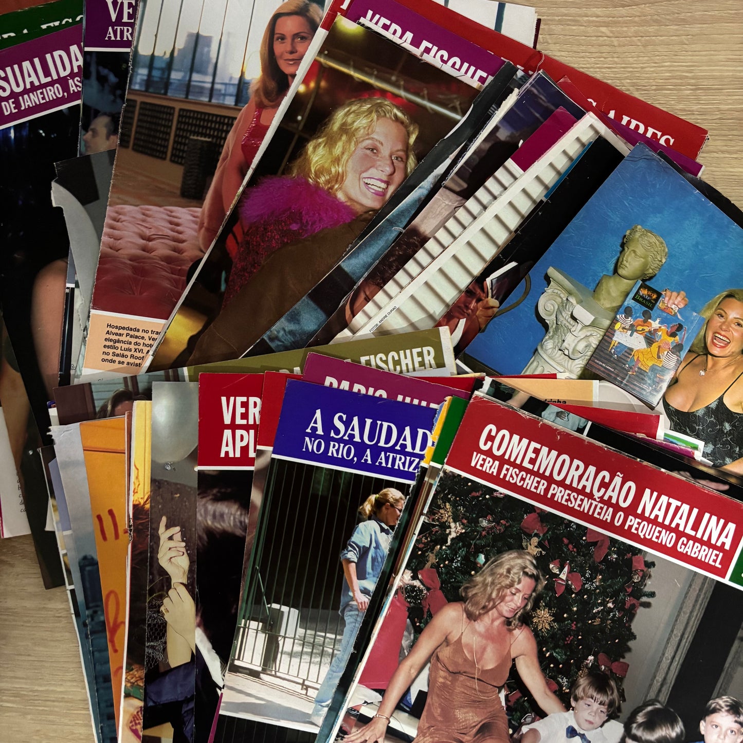Vera Fischer - Material avulso revista Caras anos 90/00