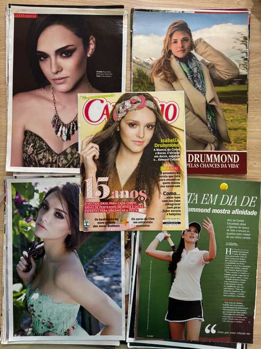 Isabelle Drummond - Material avulso de revistas