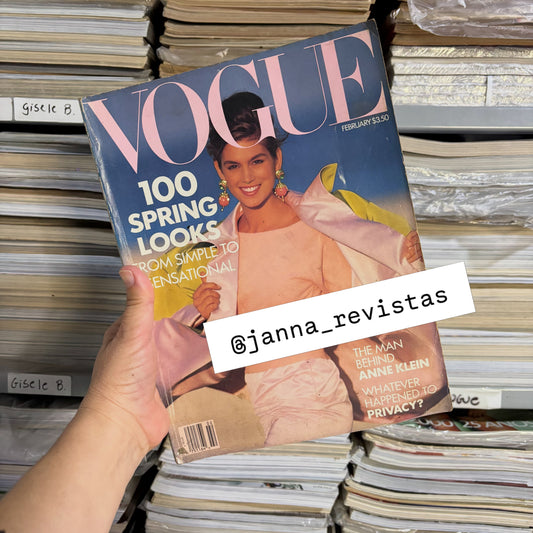 Vintage Vogue Magazine (1990)