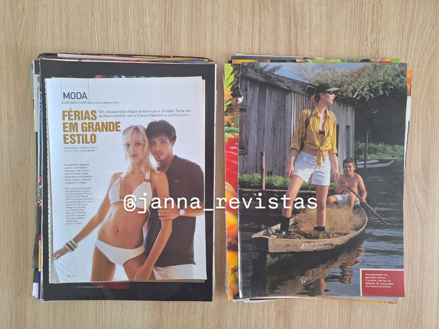 Gianne Albertoni - Material de Revistas