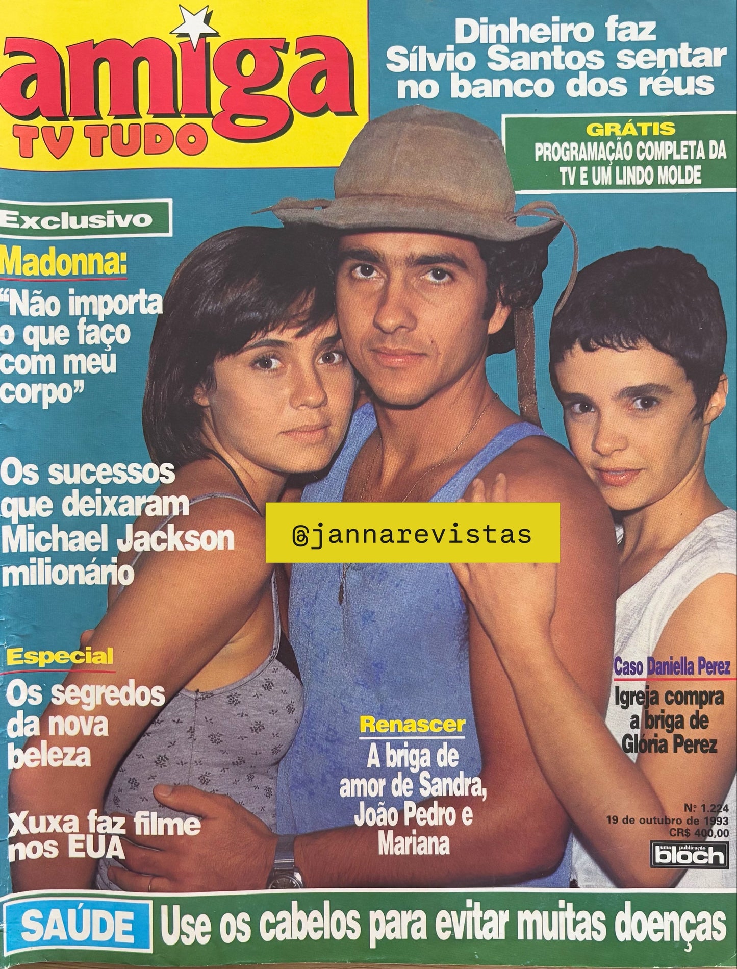 Revista Amiga Tv Tudo 1224 (1993)