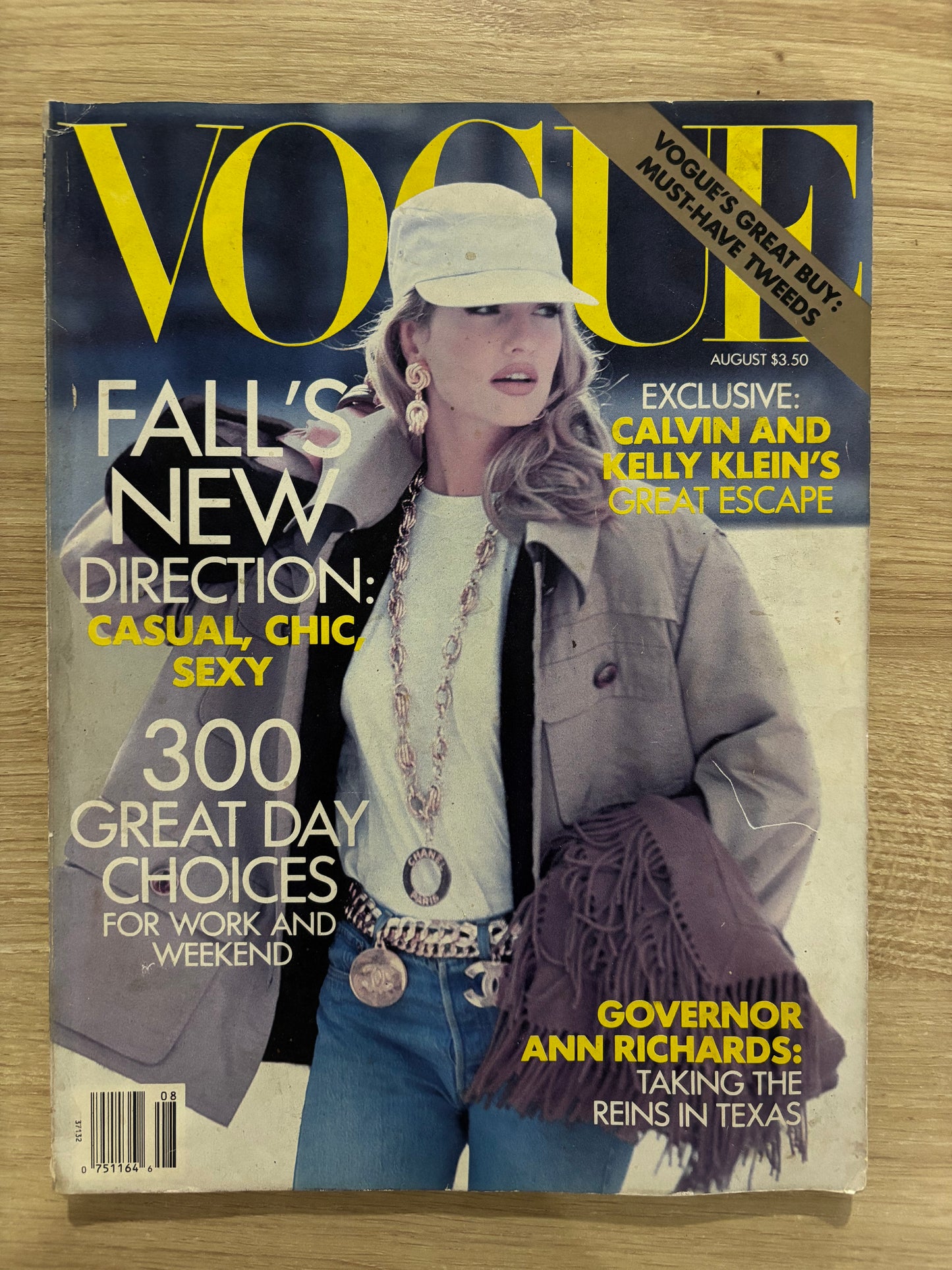 Vintage Vogue Magazine (1991)