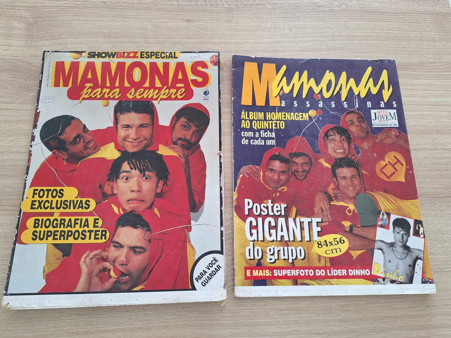 Mamonas Assassinas - Combo 2 revista pôster