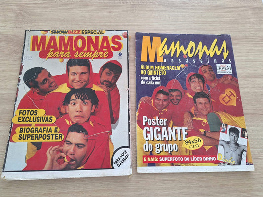 Mamonas Assassinas - Combo 2 revista pôster