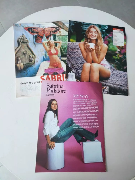 Materiais de Revista - Sabrina Parlatore - Caras, Quem