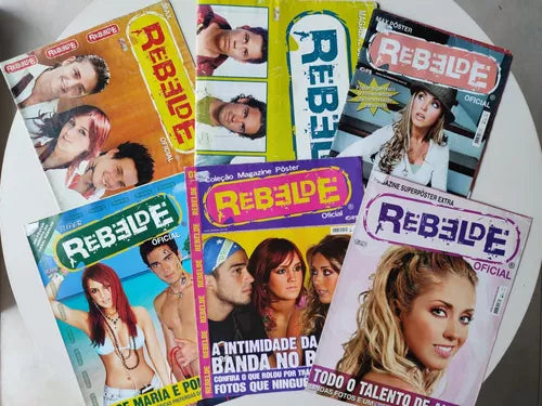 Lote de Revistas Pôster - Rebelde