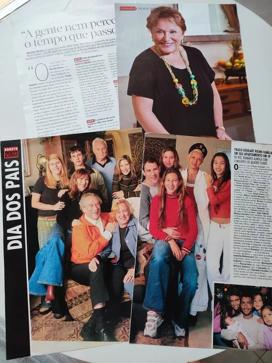 Materiais de Revista - Nicette Bruno e Paulo Goulart