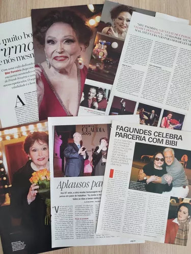Materiais de Revista - Bibi Ferreira