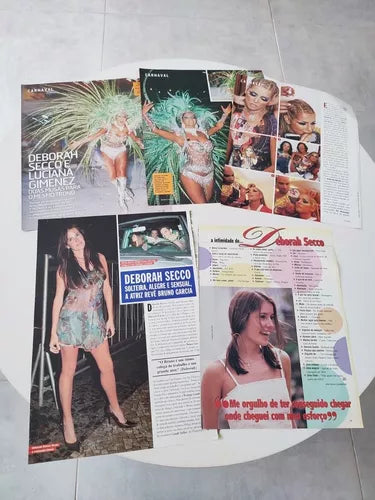 Materiais de Revista - Deborah Secco - Caras, Minha Novela