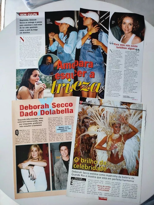 Materiais de Revista - Deborah Secco - Caras, Minha Novela, Quem 02