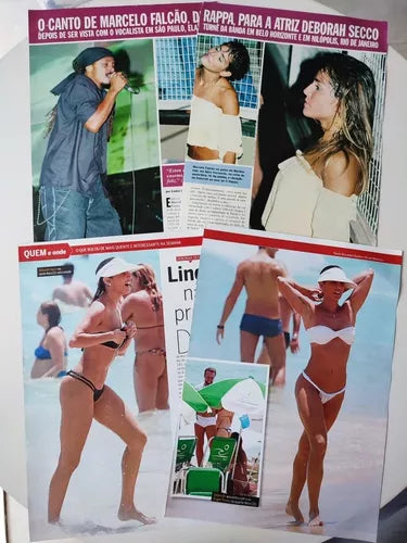 Materiais de Revista - Deborah Secco - Caras, Minha Novela, Quem 02