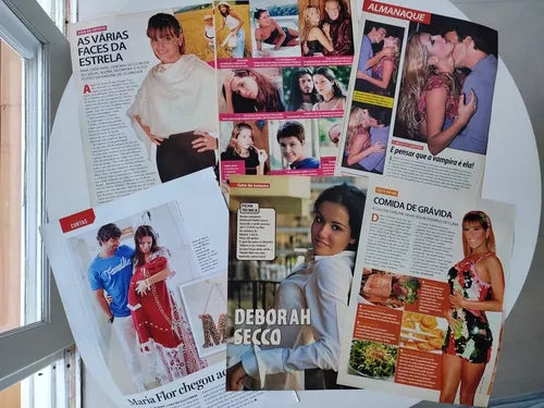 Materiais de Revista - Deborah Secco - Caras, Minha Novela, Quem