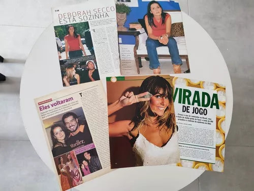 Materiais de Revista - Deborah Secco - Caras, Minha Novela, Quem