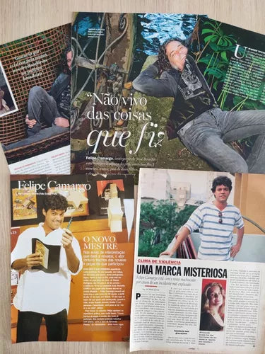 Materiais de Revista - Felipe Camargo