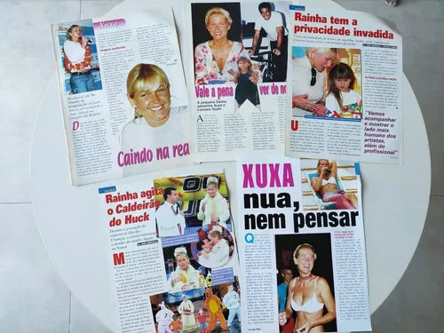 Materiais de Revista - Xuxa - Minha Novela, Tititi, Conta Mais