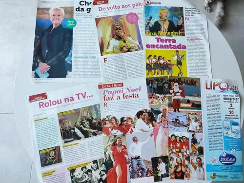 Materiais de Revista - Xuxa - Minha Novela, Tititi, Conta Mais