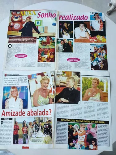 Materiais de Revista - Xuxa - Minha Novela, Tititi, Conta Mais