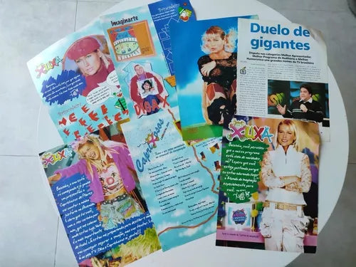 Materiais de Revista - Xuxa - Minha Novela, Tititi, Conta Mais