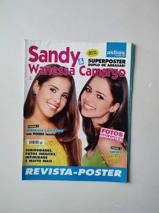 Revista Pôster Sandy e Wanessa Camargo