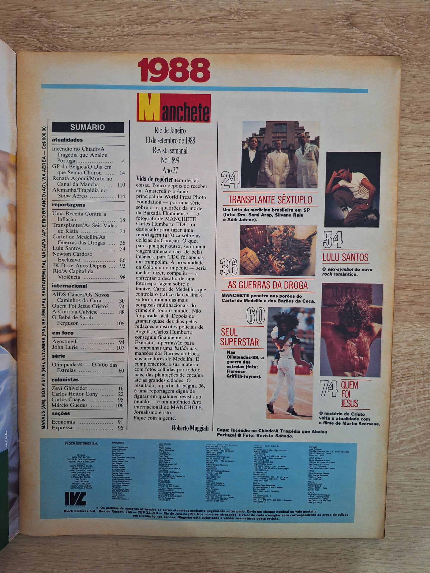 Revista Manchete 1899 (1988)