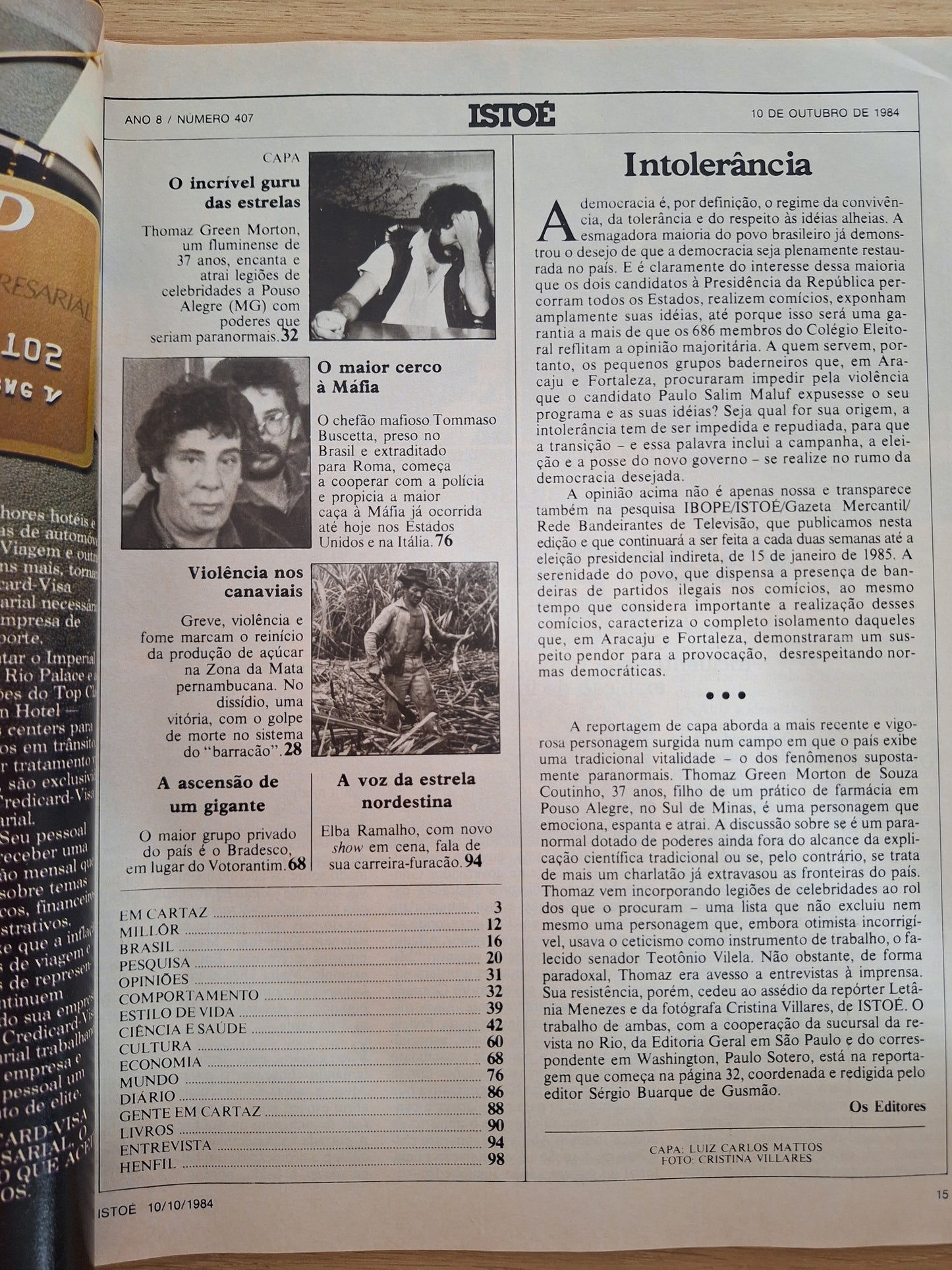 Revista Istoé 407 (1984)