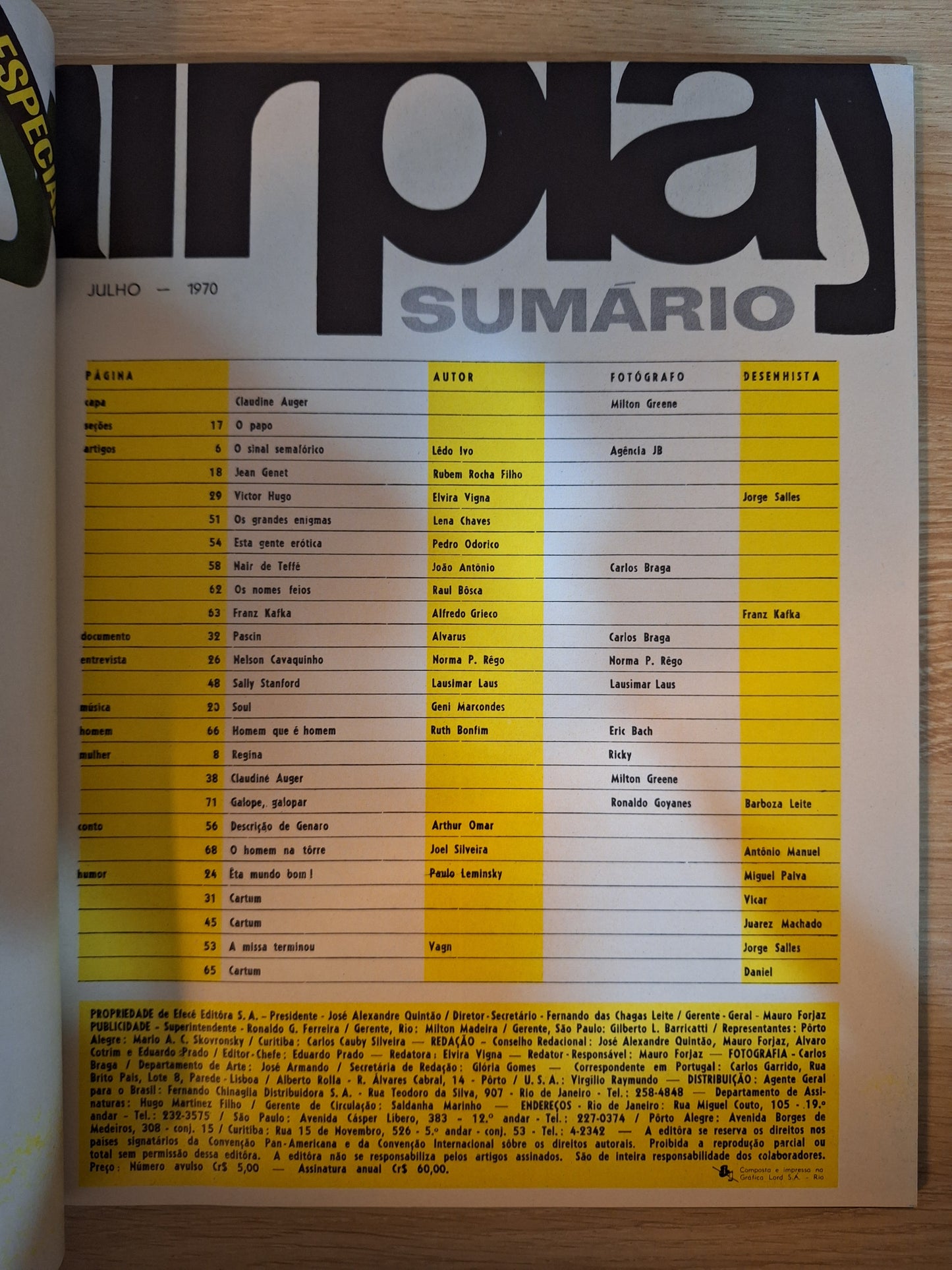 Revista Fairplay 41 (1970)