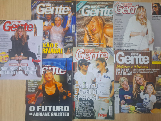 Adriane Galisteu - Material Avulso Revista Istoé Gente