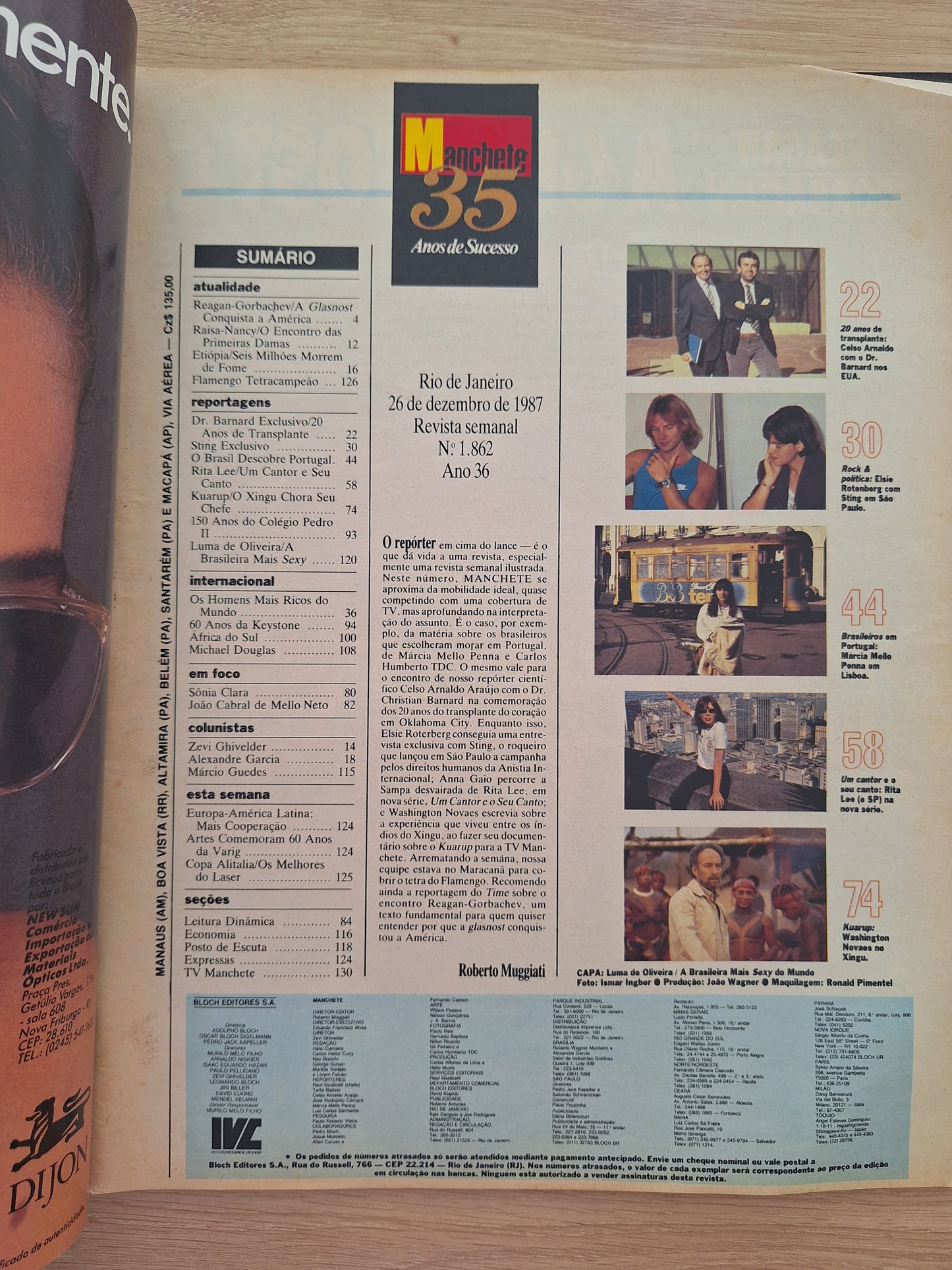 Revista Manchete 1862 (1987)