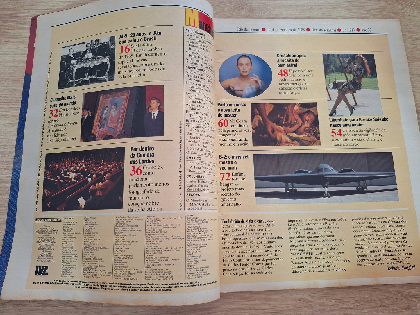 Revista Manchete 1913 (1988)