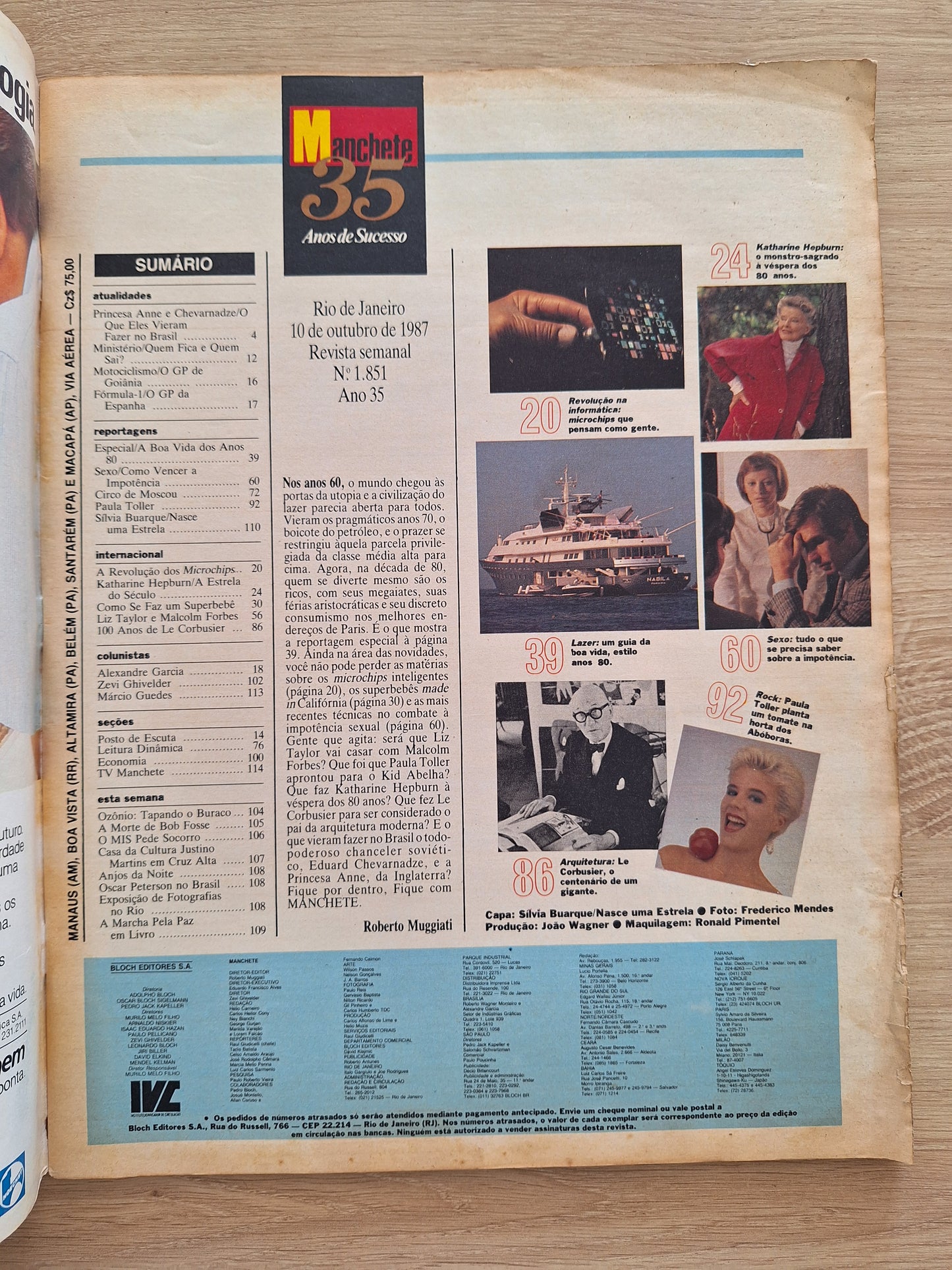 Revista Manchete 1851 (1987)