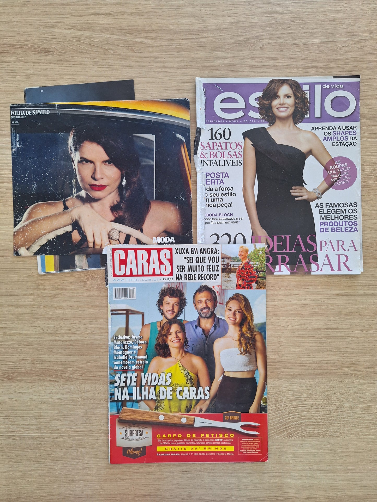 Débora Bloch - Capa+reportagem revista