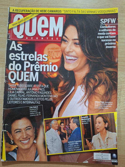 Revista Quem Acontece 490 (2010)