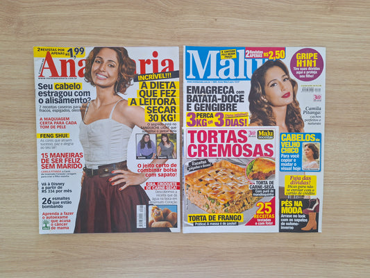 Kit Revista Camila Pitanga