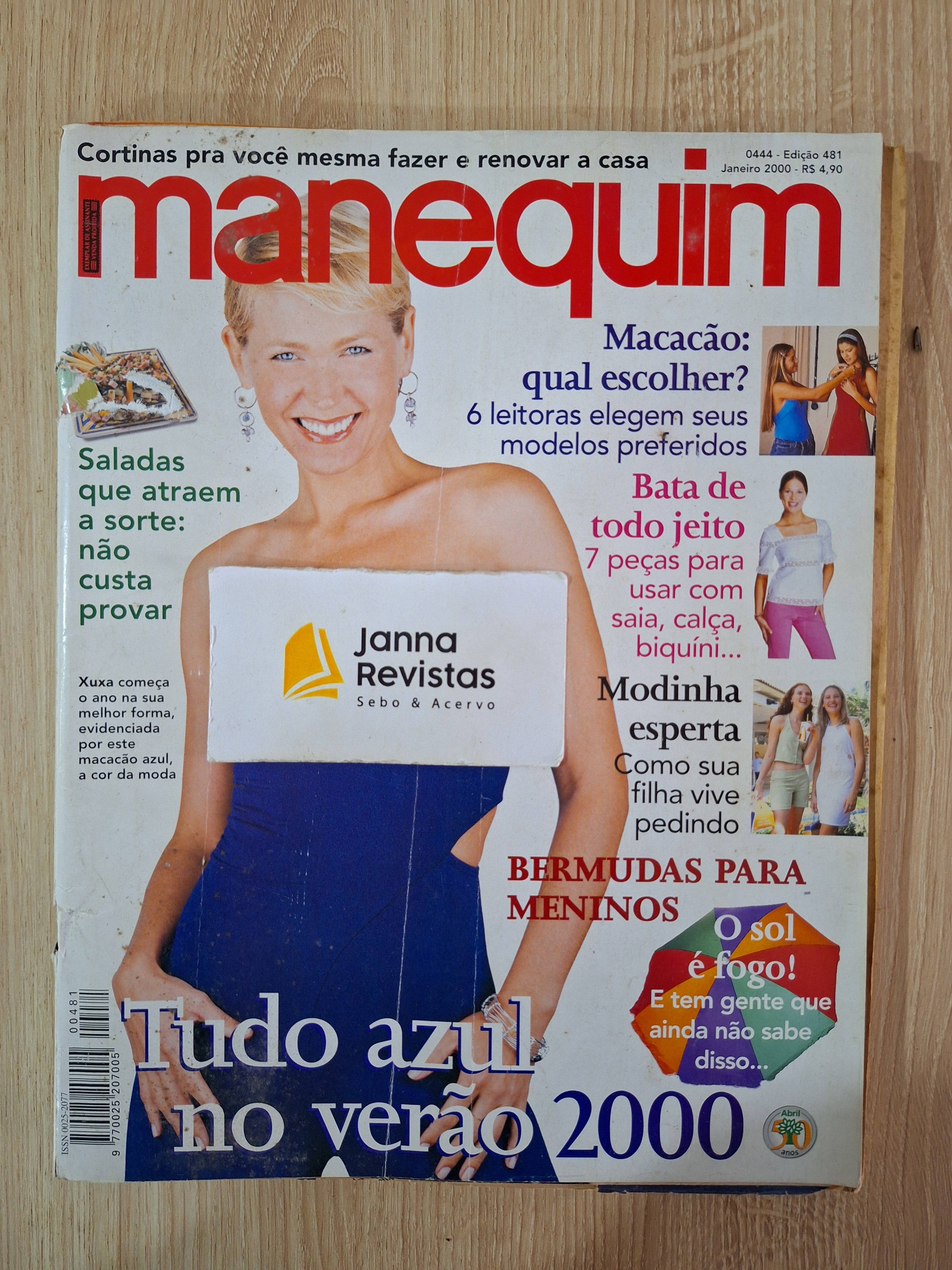 Revista Manequim 481 (2000) – Janna Revistas e Discos