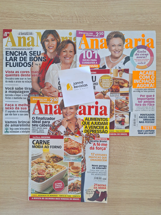 Kit Revista Ana Maria Nicette Bruno