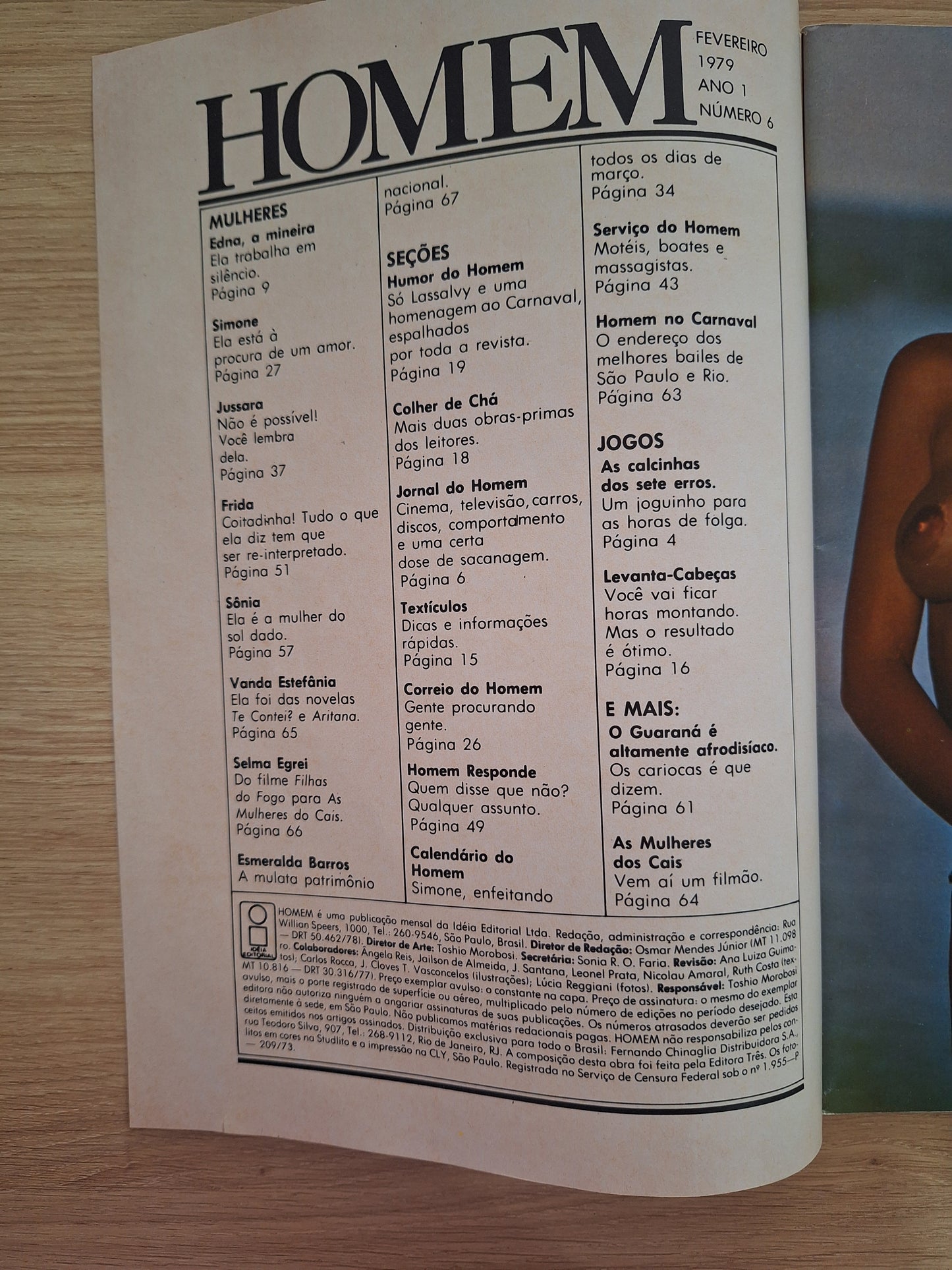 Revista Homem N°06 (1979)