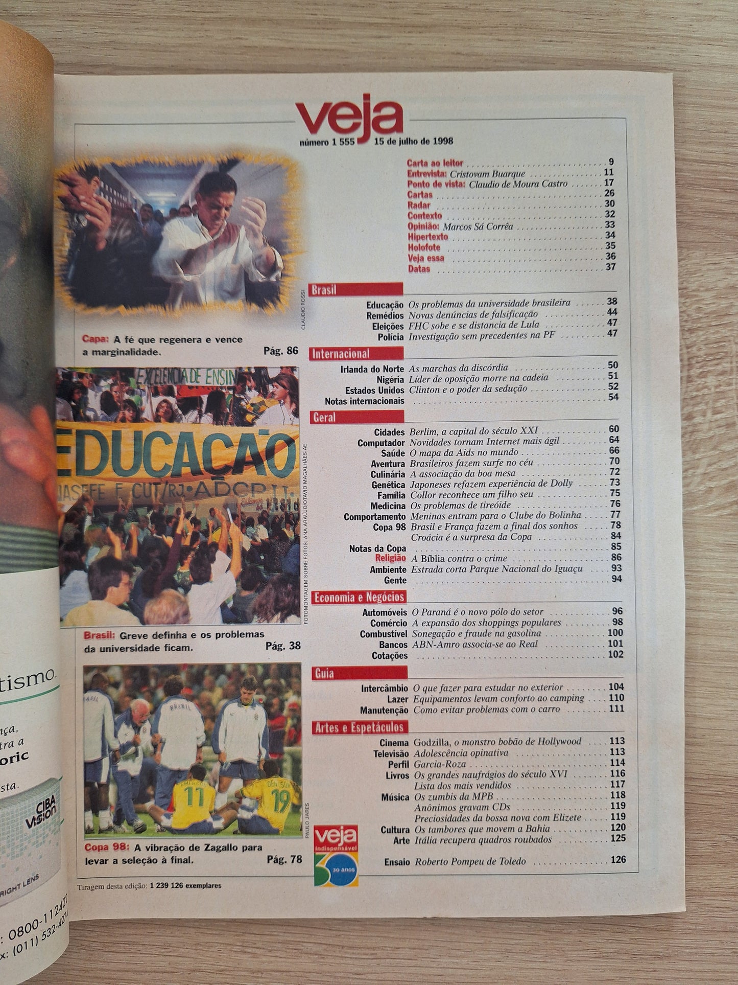 Revista Veja 1555 (1998)