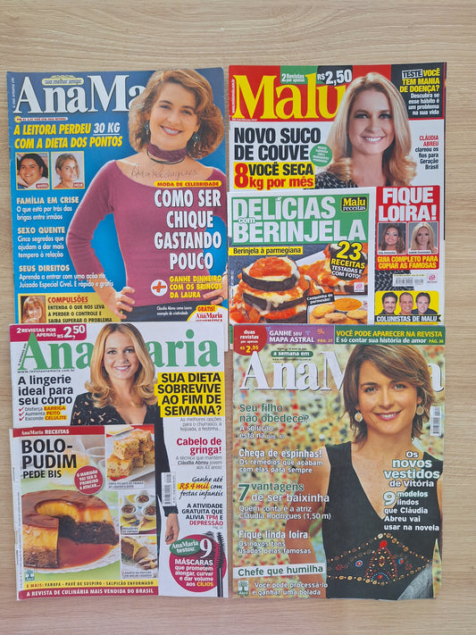 Kit Revista - Claudia Abreu
