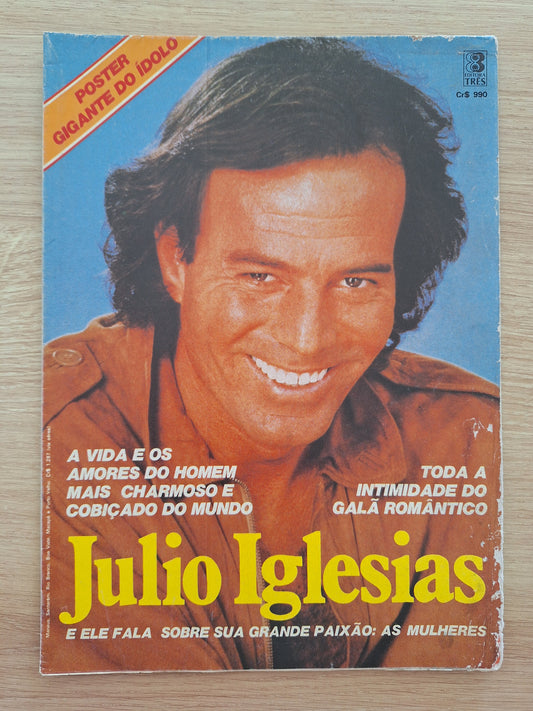 Revista Pôster Júlio Iglesias