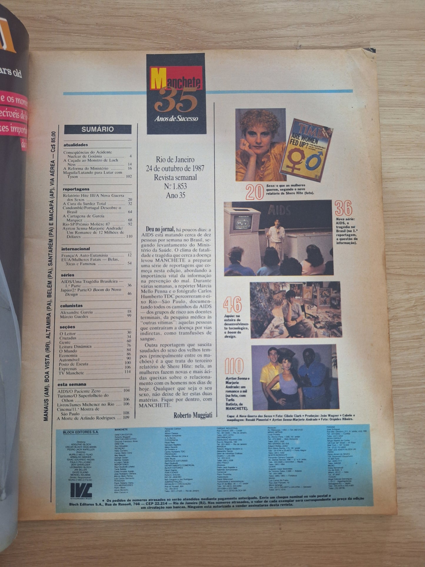 Revista Manchete 1853 (1987)